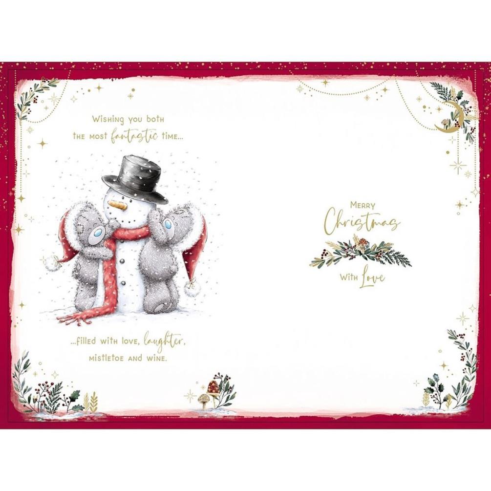 Lovely Daughter & Son in Law Handmade Me to You Bear Christmas Card Extra Image 1